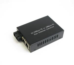 Wholesale 100 Base 2 Lan Port Optical Fiber Media Converters 10M / 100M / 1000M from china suppliers