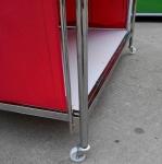 Collapsible Garment Shop Promotional Desk / Retail Clothes Display Table For