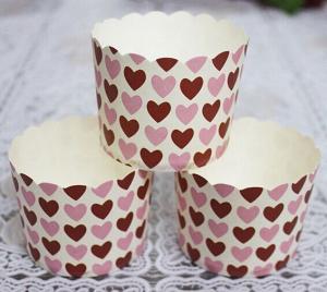 Wholesale lovely design baking muffin cup/Sweet Heart baking cups for Bakery wholesale from china suppliers