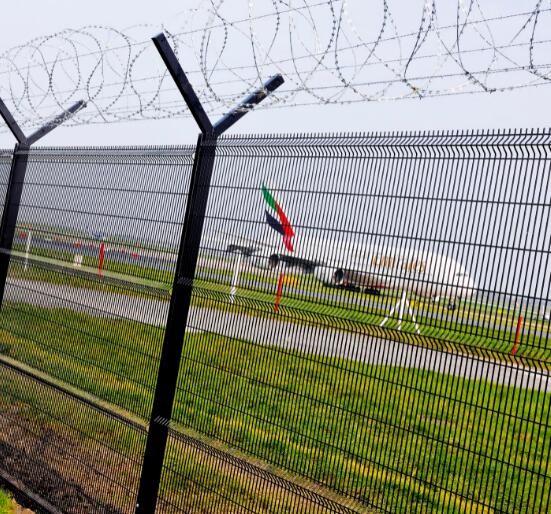 Decorative 6ft 6mm Welded Wire Mesh Fencing Powder Coated For Park