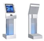 High Resolution Floor Standing Kiosk Touch Screen For Checking Information