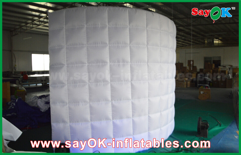 Inflatable Photo Studio White Lingting Inflatable Photo Booth With Bottom Light For Rental 3x2m