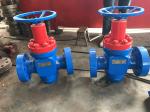 WKM Expanding Manual Gate Valve , Alloy Steel Valves For Oilfield Service