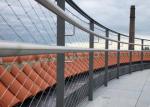 Oxidized 50*50mm Balustrade Mesh 2mm Wire Stainless Steel Rope Mesh