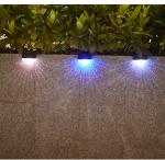 Solar Garden Lights Outdoor Waterproof LED Solar Power Step Light Lamp