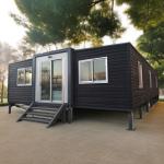 Aluminium Windows Expandable Container House With Kitchen And Bathroom