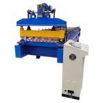 color steel 840 Roof Panel Roll Forming Machine hydraulic shear used steel