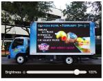 P5mm SMD 2121 Mobile Truck LED Display LED Screen 40000 Dots/Sqm mobile truck