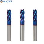 Blue NaNo Coating 65HRC Carbide End Mill