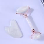 Quartz Face Jade Roller Logo Customized Face Massage Stone Roller