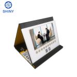 Desk Calendar Advertising Display 7 Inch Video Brochure Book LCD Brochure