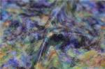 0.65mm Painting Design Printed PU Leather For Jacket , Coat , Bags