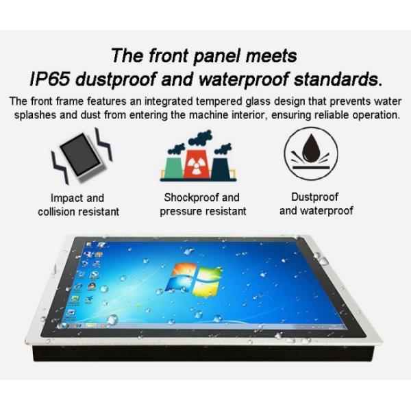 Rear-mount Touch All-in-one Panels 21.5 Inch Full Hd Monitor Industrial Wall Mounted or Embedded Lcd Monitor with Capacitive Resistive Touch