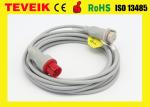 Drager Invasive Blood Pressure Cable round 6pin to BD adapter for drager patient
