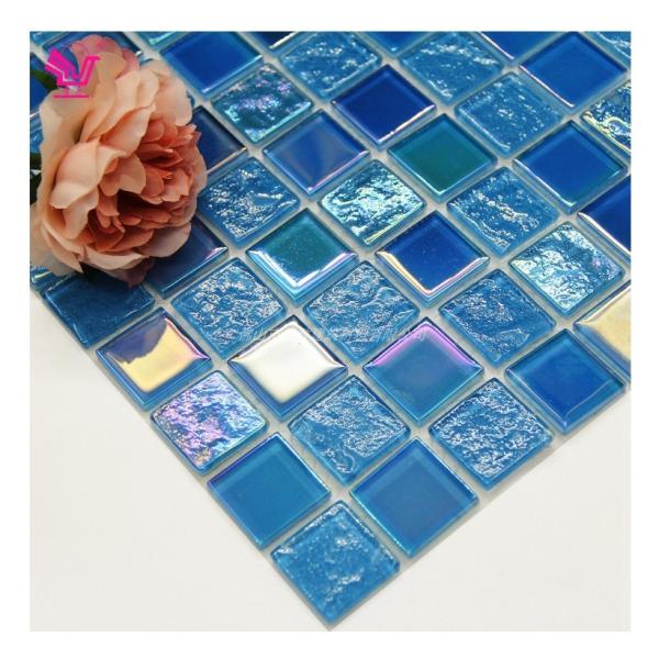 Building Material Swimming Pool Tiles Standard Glass Non-Slip Mosaic Sticker for