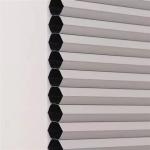 100% Polyester Horizontal Honeycomb Blinds Fabric Anti Electric Pollution Free