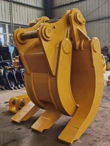 Wholesale 5-50 Ton Manual Mechanical Log Grab Excavator Grapple For Wood Rock Stone And Demolition from china suppliers