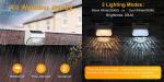 Garden LED Lighting Solar Fence Lights Garden Wall Light Decorative Ambient