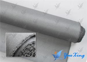 Wholesale 0.4mm Sliver Gray PU Coated Fabric For Fire Doors And Fire Curtains from china suppliers