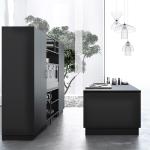 Black Matte Laminate Sheet Kitchen Cabinets Furniture Modular Kitchen Cabinets