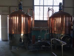 Wholesale 500L beer manufacturing equipment with red copper brewhouse from china suppliers