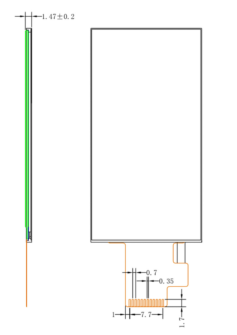 1.9 Inch Lcd Tft Spi 170*320 ST7789 SPI TFT Module 1.9 Inch Smart Display Screen