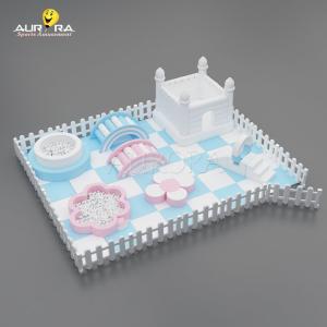 Wholesale Playground Soft Play Equipment Set Outdoor Plays Pink Blue White Indoor Bouncy from china suppliers