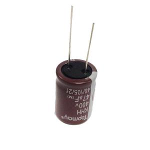 Wholesale 12000 Hours Aluminum Electrolytic Capacitor 47uF 400V Low ESR Capacitor from china suppliers