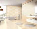 Building Materials Living Room Porcelain Floor Tile Yellowish Color