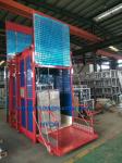 OEM 2t Cage Load Building Elevator Galanized and Aluminum Materials Safety