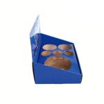 Cardboard Tabletop Display Stands Cosmetics Round Hole Storage