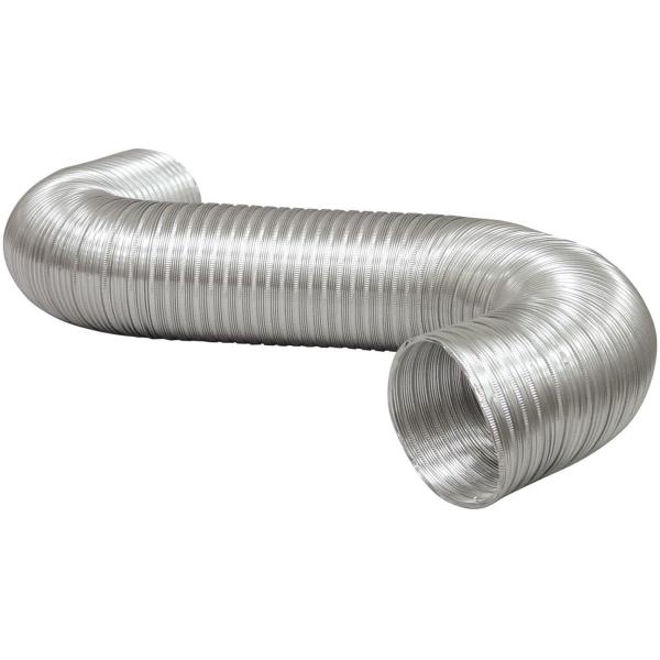 0.08-0.2 Mm Thickness Semi Rigid Aluminium Ducting , Fire Resistant HVAC Air