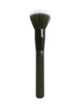 Black Long Handle Flat Top Makeup Brush Powder Brush With White Black Nylon Hair