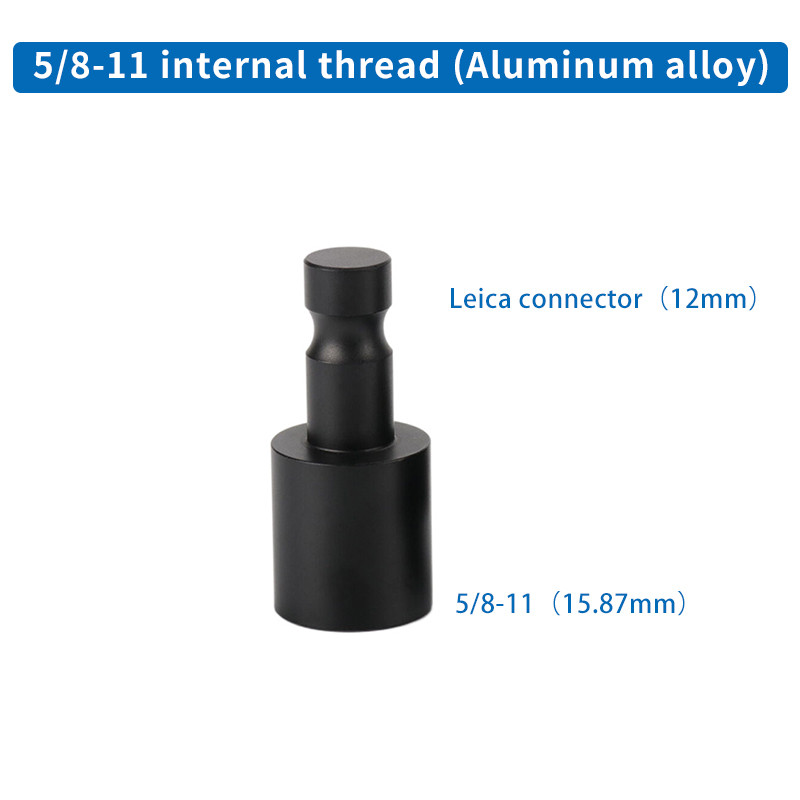 Prism Adapter 5/8 1/4 Thread Converter Universal Centering Pole Connector for Leica Base GPS RTK Total station