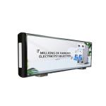 Anti Glaring Cover Taxi Top LED Screen 120W High Brightness Auto LED Sign