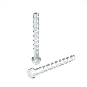 Wholesale ZINC Finish Hex Head Concrete Screw Self Tapping Anchor Bolts for Strong Installation from china suppliers