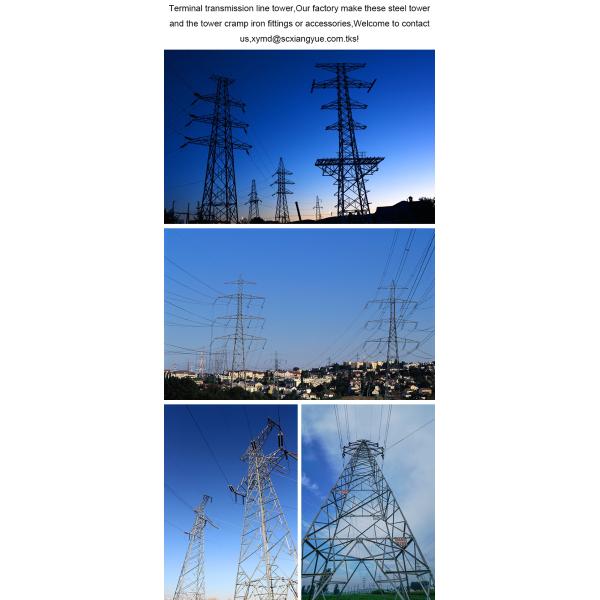 Hot Dip Galvanized High Quality Terminal Transmission Line Tower