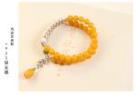 Natural Beeswax Amber Stone Bracelet for Men and Women Wholesale Natural Healing