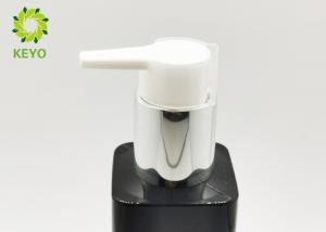 Wholesale Glossy Black Empty Cosmetic Bottles , 10 OZ Plastic Pump Bottles For Shampoo from china suppliers