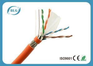 Wholesale 23AWG Solid Full Copper Cat6 Cable Bulk , Network Communication Cat 6 Ethernet Cable from china suppliers