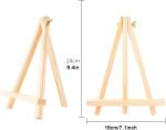 OEM A Frame Wooden Easel For Painting , Portable Art Display Easel Canvas Holder