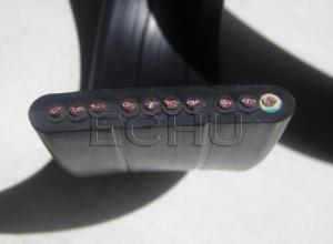 Wholesale Flat Flexible Traveling Cable for Crane or Conveyor in Black Jacket from china suppliers