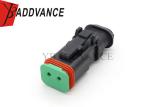 DT06-2S-EP11 TE Deutsch 2 Pin Plug 2 Pin Electrical Connector Wire To Wire