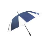 Pongee Fabric Canopy Manual Open Umbrella Black Metal Frame