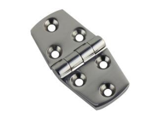 Mirror Finish 316 Stainless Steel Strap Hinges ,CPSIA and CA65 Investment
