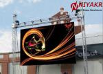 Outdoor Waterproof P6 Rental LED Display High Refresh Rate 6000 Cd/sqm