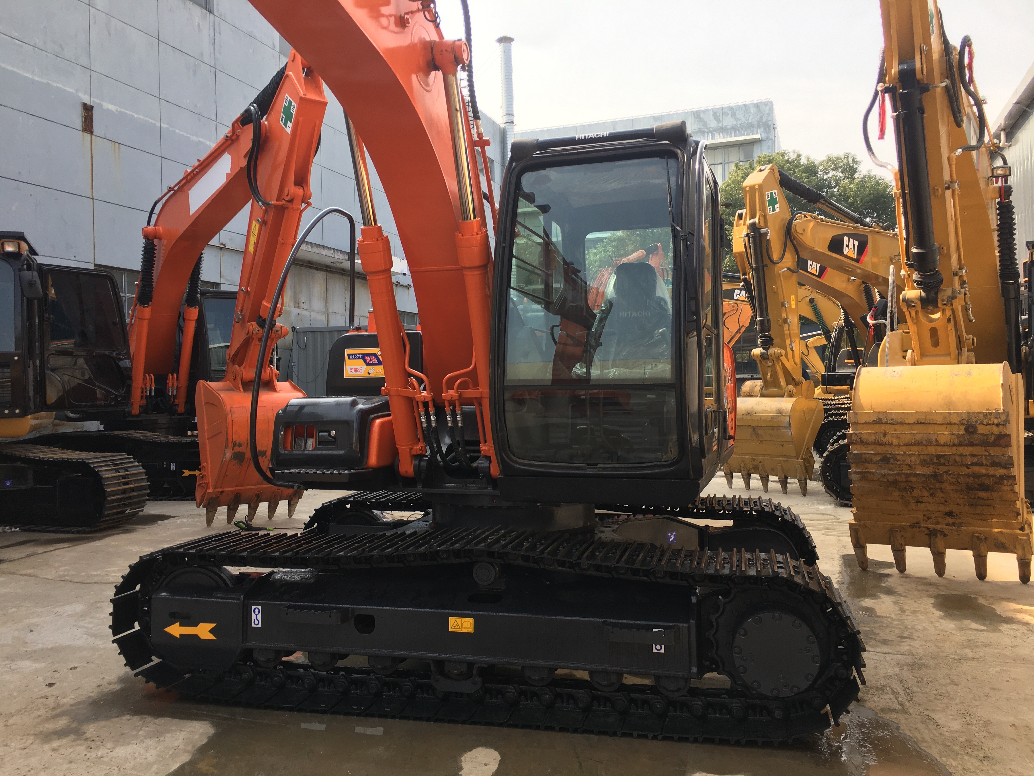 Original Hitachi Paint And Core Components Gear Used Hitachi Excavator For Mining