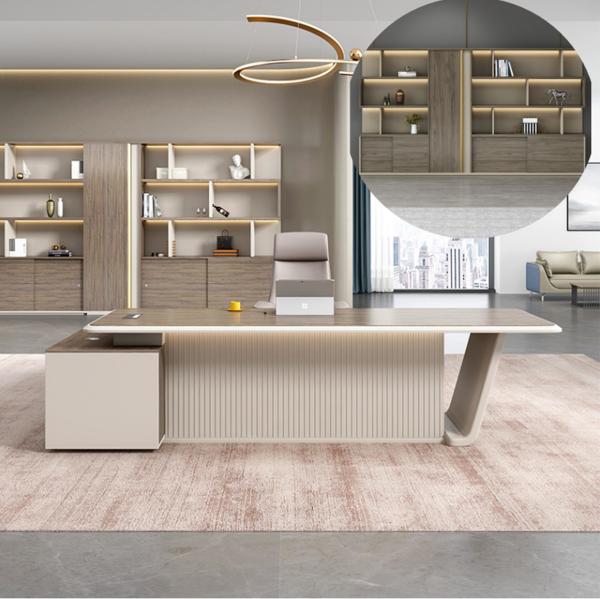 Home Office Furniture Luxury Office Desk Modern I Shape Office Desk Boss
