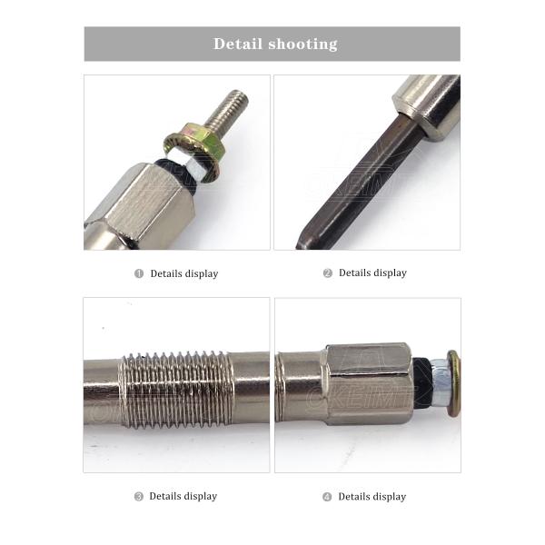 6x Glow Plug For Isuzu Bus Foward 6BB1 6BD1 6BF1 6BG1 6HE1 Diesel Engine 24V