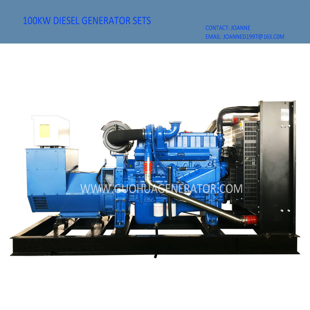 100kw Diesel Generator Sets Brushless Water-Cooled Genset